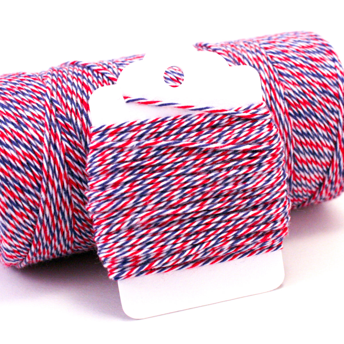 Airmail Striped Baker's Twine - 4-ply thin cotton twine