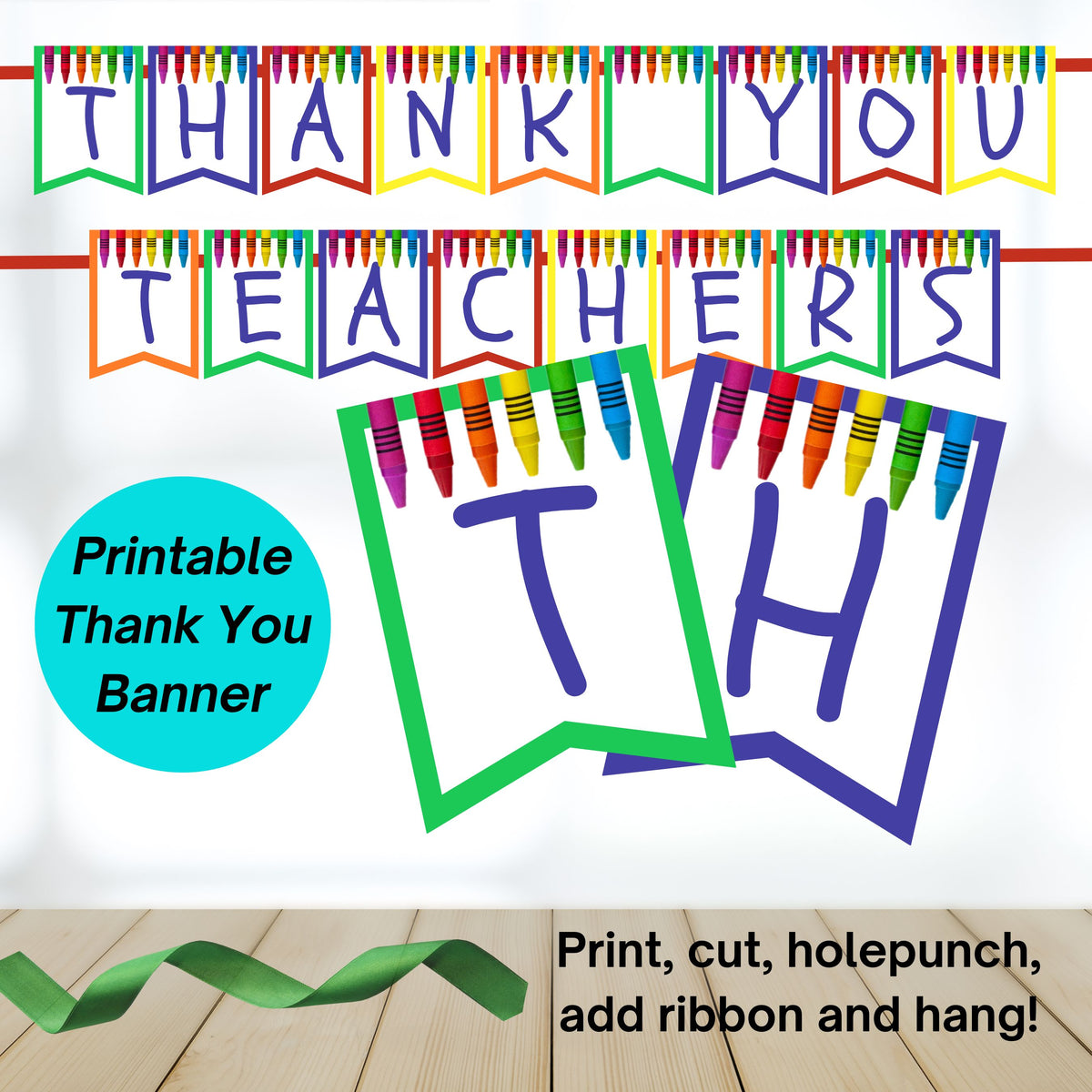 Printed thank you ribbon discount