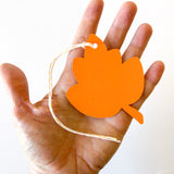 Blank Leaf Shaped Tags with Twine - Simple Leaf