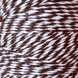 Dark Brown Striped Baker's Twine