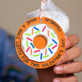 Personalized Valentine Donut goodie bag tags