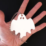 Blank Ghost Shaped Tags with Twine