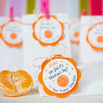 Fruit Orange Valentine personalized for school classroom party
