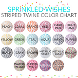 Sprinkled Wishes' Striped Twine Color Chart