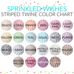 Sprinkled Wishes' Striped Twine Color Chart