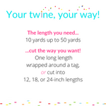 Green Solid Baker's Twine